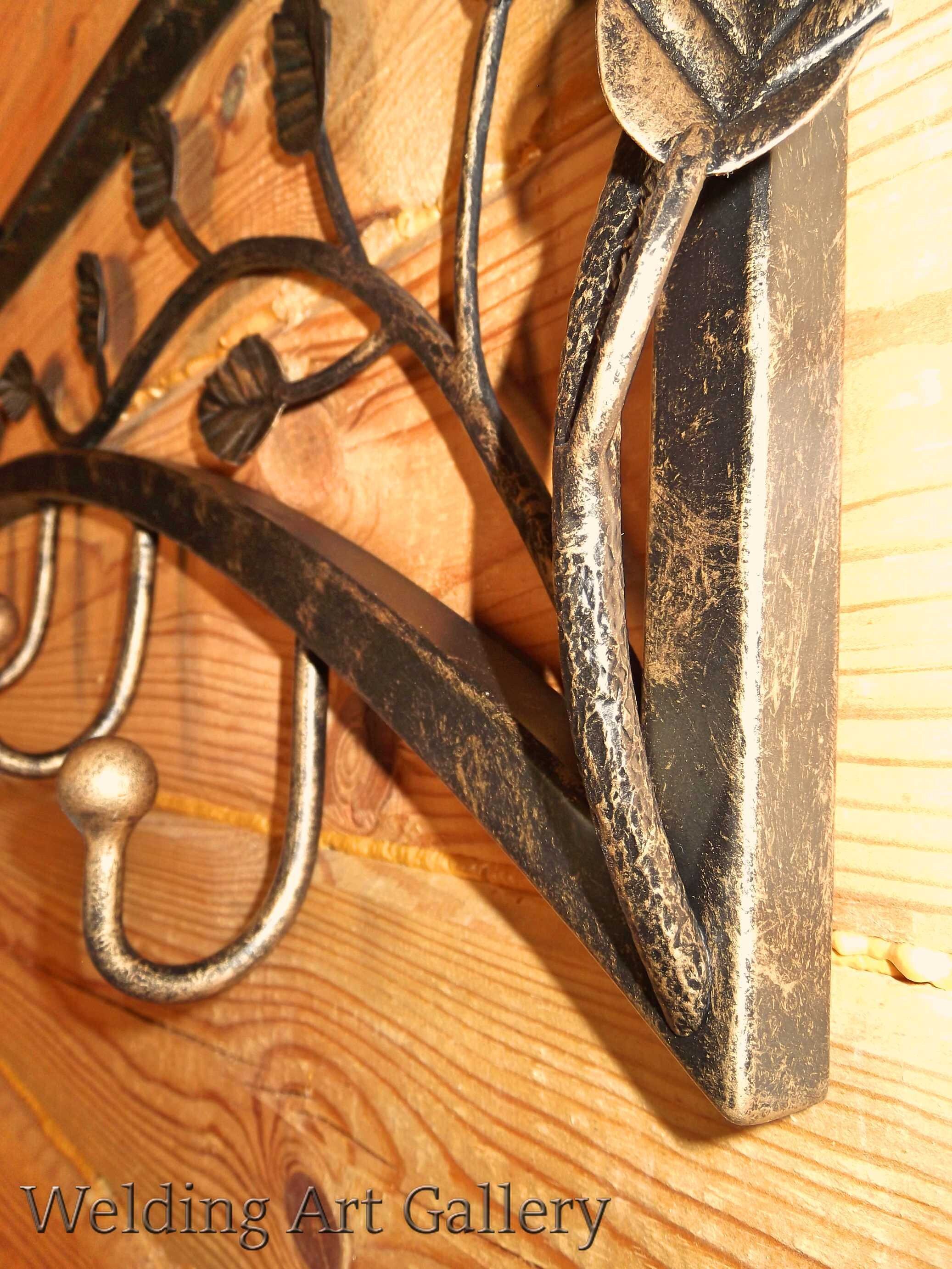 Wrought Iron Hanger With Roses. Clothes Rack. Decor for the Etsy