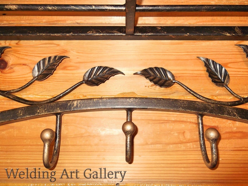 Wrought Iron Hanger With Roses. Clothes Rack. Decor for the Etsy