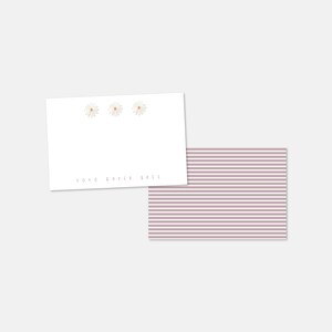 Cartão de agradecimento da festa de aniversário da Daisy, papel de carta, cartão de agradecimento pronto para impressão