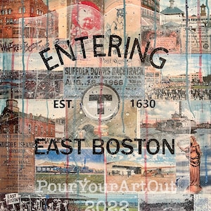 Entering East Boston - Suffolk Downs | Eastie| Madonna Shrine | Logan Airport | New England | Historic Seaport | Noddle Island | The T