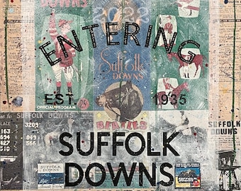 Suffolk Downs - Art Print | Horse Racing | East Boston | Revere | Race Track | Equine | Daily Double | Horses