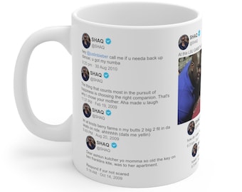 Shaq's Greatest Hits | Twitter Edition | 11oz ceramic mug