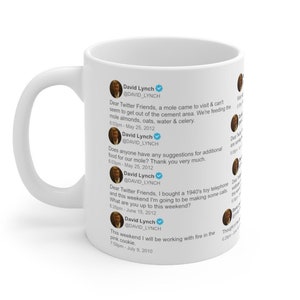 David Lynch | Twitter Edition | 11oz ceramic mug