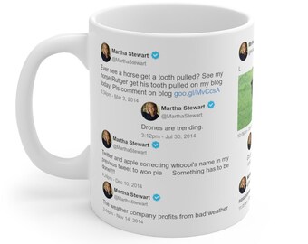 Martha Stewart's Greatest Hits | Twitter Edition | 11oz ceramic mug