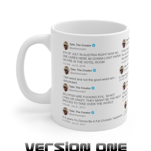 Tyler The Creator's Greatest Hits | Twitter Edition | 11oz mug