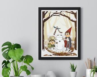 Over the Garden Wall, vintage style print