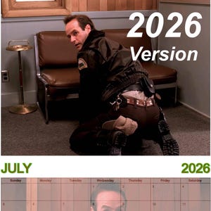 Hunks of Twin Peaks, A4 Wall calendar, 2026 version