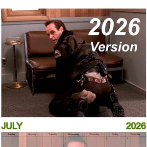 Hunks of Twin Peaks, A4 Wall calendar, 2026 version