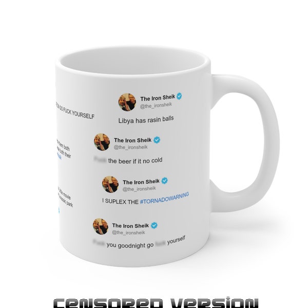 The Iron Sheik's Greatest Hits | Twitter Edition | 11oz ceramic mug