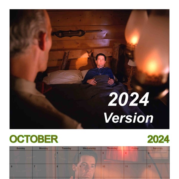 Twin Peaks 2024 Calendar Etsy