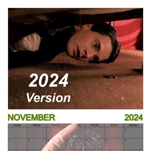 Dale Cooper, Twin Peaks, 2024 Wall calendar A4