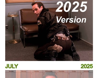 Hunks of Twin Peaks, A4 Wall calendar, 2025 version