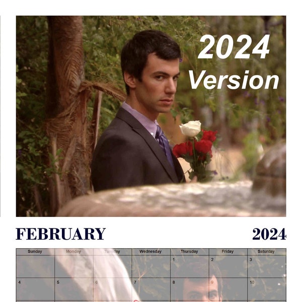 Nathan Fielder, 2024 Wall calendar (The Hunk)