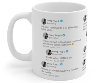 Young Thug&#39;s Greatest Hits | Twitter Edition | 11oz ceramic mug