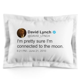 David Lynch, Housse de coussin Moon Tweet