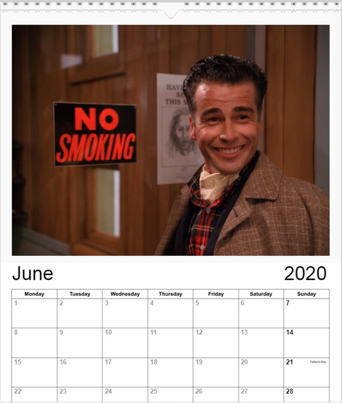 Hunks of Twin Peaks A4 Wall calendar 2021 version 2022 Etsy