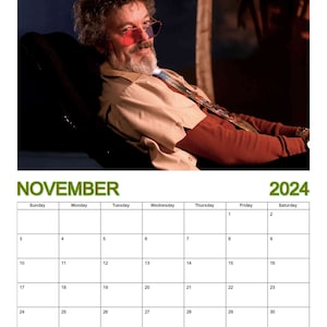 Hunks of Twin Peaks, A4 Wall calendar, 2024 version image 9