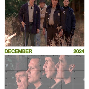 Hunks of Twin Peaks, A4 Wall calendar, 2024 version image 7