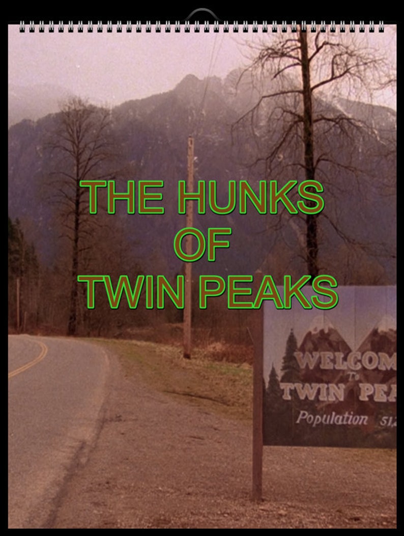 Hunks of Twin Peaks, A4 Wall calendar, 2024 version image 2