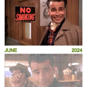 Hunks of Twin Peaks, A4 Wall calendar, 2024 version image 4