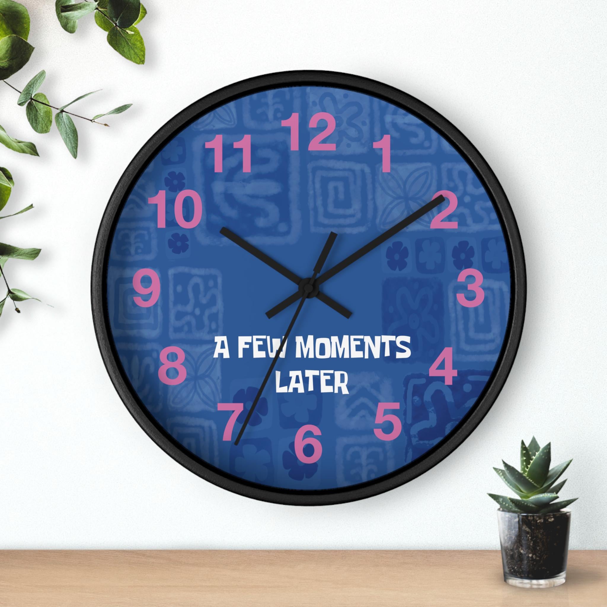 Spongebob Squarepants, A Few Moments Later, Wall Clock - Etsy