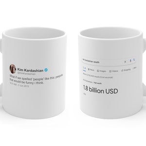 Kim Kardashian | Kimspirational keramische mok van 11 oz