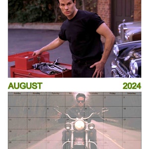 Hunks of Twin Peaks, A4 Wall calendar, 2024 version image 3