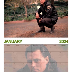 Hunks of Twin Peaks, A4 Wall calendar, 2024 version image 8