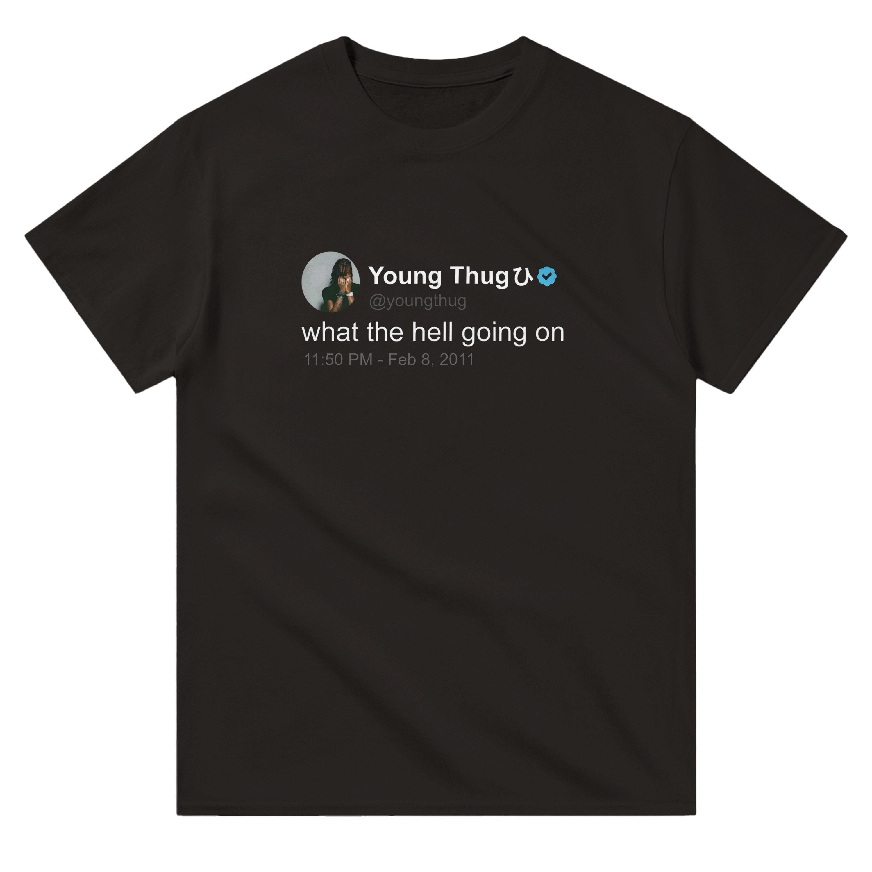 Young thugs-n-hungry クロップドTシャツ