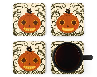 Enoch coaster set, Over The Garden Wall (set of 4)