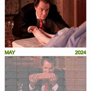 Hunks of Twin Peaks, A4 Wall calendar, 2024 version image 6