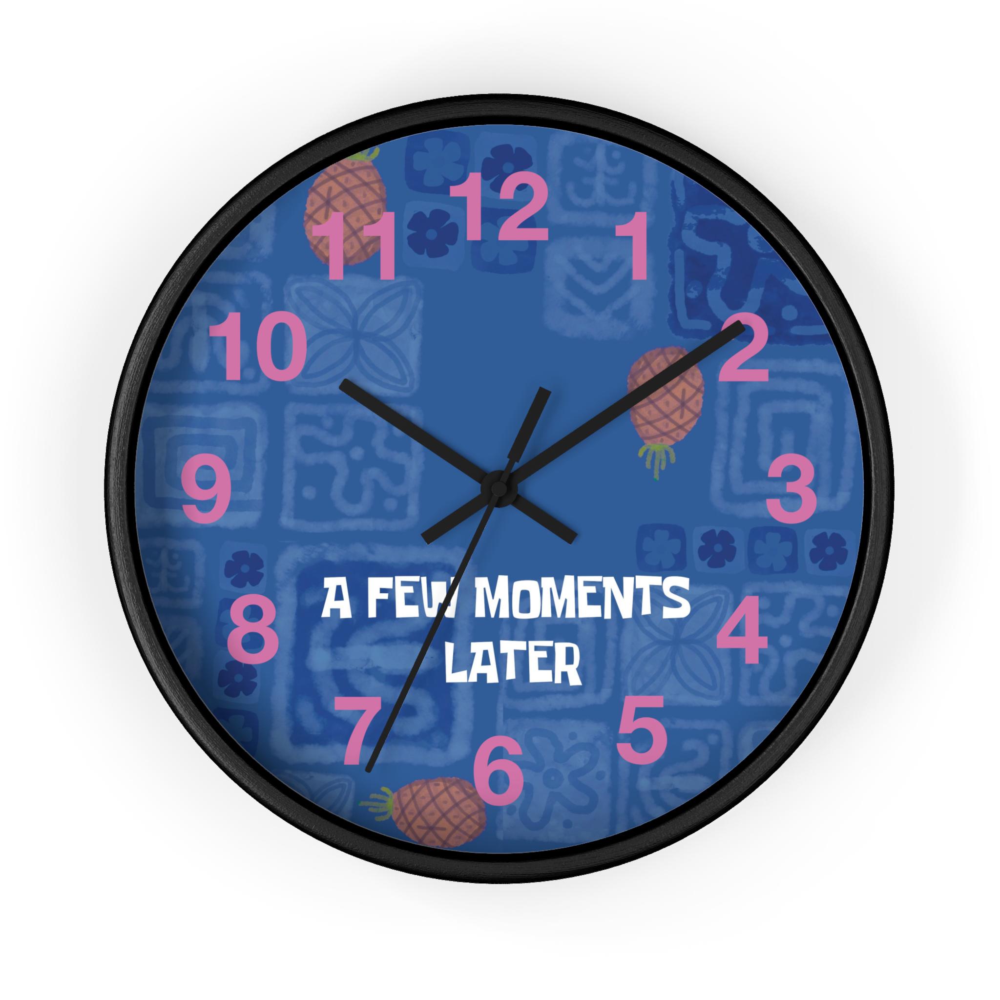 Spongebob Squarepants, A Few Moments Later, Wall Clock - Etsy Canada