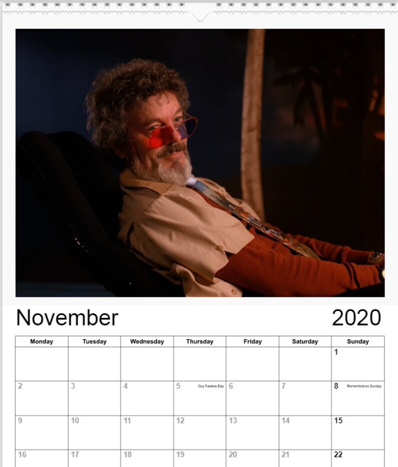 Hunks of Twin Peaks A4 Wall calendar 2021 version 2022 Etsy