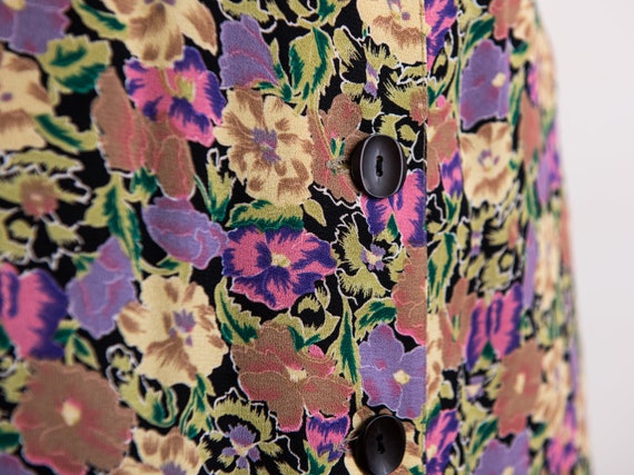 button front floral dress with pockets - image 7