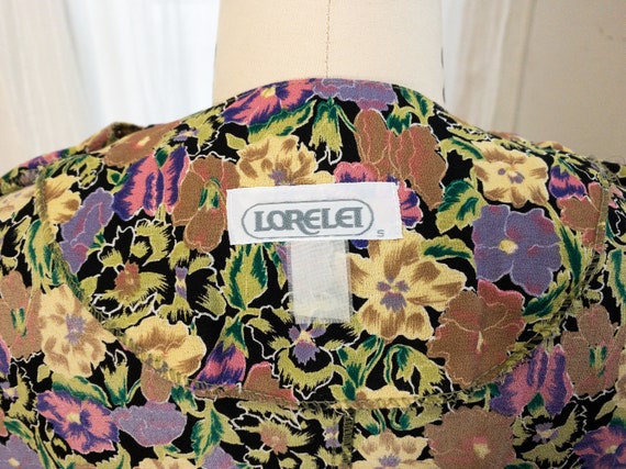 button front floral dress with pockets - image 8