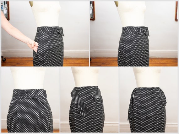 polka dot pencil skirt - image 8
