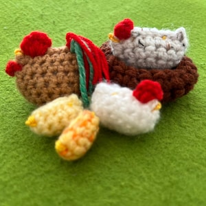 Little Crochet Chickens