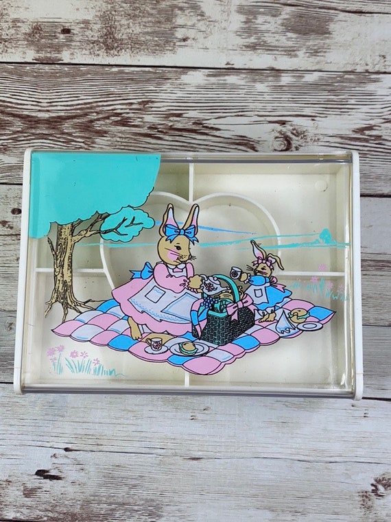 Vintage Bunny tales jewelry box Beachwood Ltd Stor