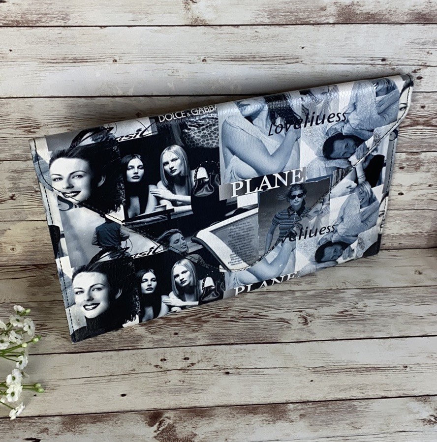 MARILYN MONROE Magazine Clutch Purse Changeable Cover Purse 