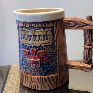 Vintage 1950’s Napcoware Eagle Crest Pitcher/cup