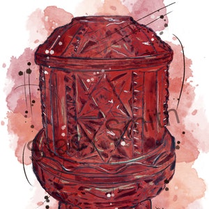 Fairy Lamp Indiana Glass - DIGITAL DOWNLOAD