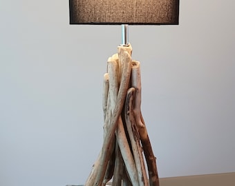 Driftwood table lamp driftwood lamp cabin lamp rustic lamp