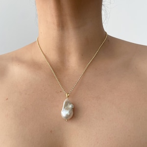 Pearl Necklace, Fresh Water Pearl Choker, Single Pearl Necklace, Gift For her, Gift For Mom, Bridal Pearl Necklace, Bridesmaid Necklace