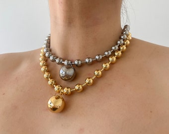 【just LoveR.】Billy Layred Necklace + Ball + Chain Neckless il_1080xN.4956975300_m162.jpg