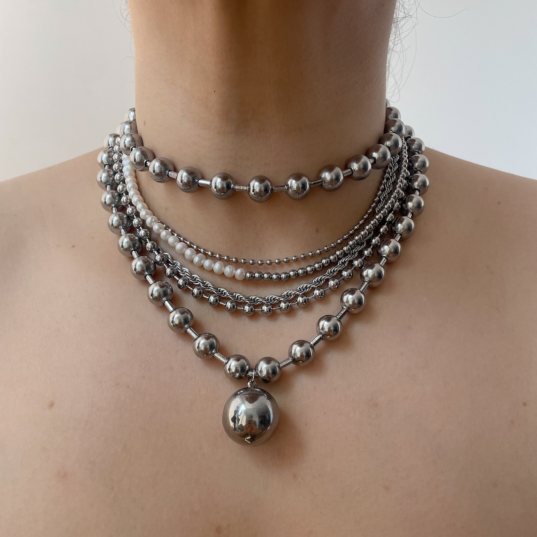 【just LoveR.】Billy Layred Necklace + Ball + Chain Neckless il_1080xN.4212147505_aczm.jpg