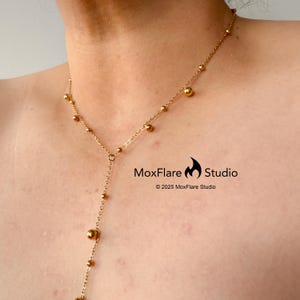 Dainty Gold Necklace, Layering Necklace, Ball Chain Necklace, Simple Chain Necklace, Choker Necklace, Necklace Gift, Dainty Chain Necklace