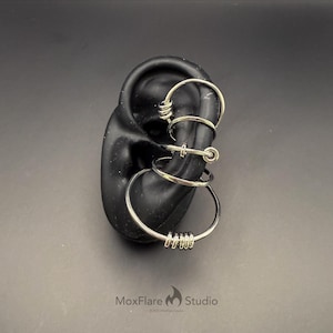 Silverörhängen Öronmanschett Utan Piercing Guldörhängen Conchörhängen Gotiska Örhängen Conch Manschett Conch Hoop Statementörhängen