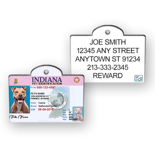 Dog Driver License Etsy