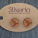 see more listings in the Stud earrings with a wooden motif section