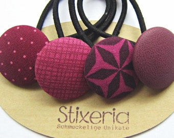 Hair Tie Set Edition Berry Berren Magenta